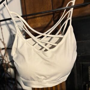 Zenana White Crossroads Bralette!